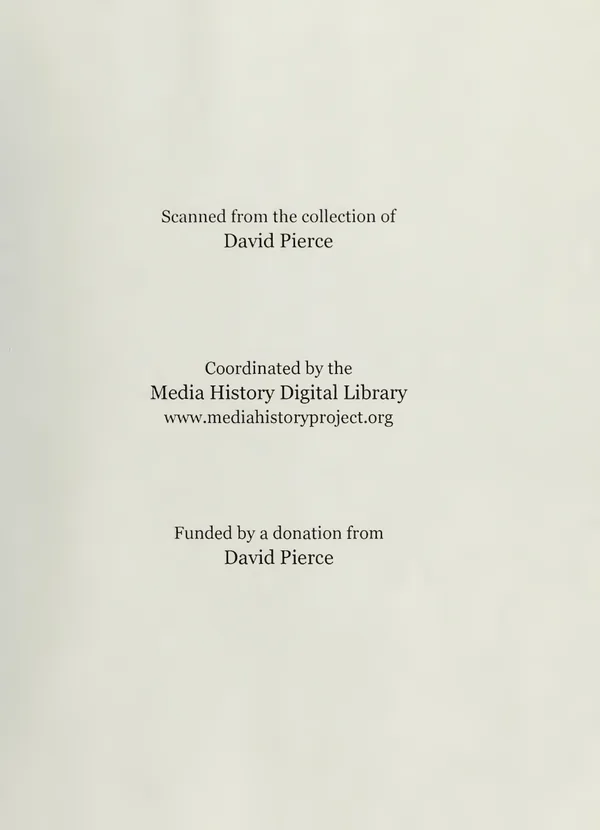 Roadshow souvenir programme, 21 pages